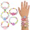 Wrapables Girls Princess Dress-Up Beaded Bracelet Jewelry for Party Favors, Goodie Bags, Birthday Parties (Set of 5), Best Buddies